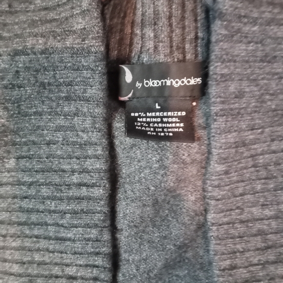 Wool Cashmere Cardigan Sweater Duster - Picture 2 of 3